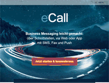 Tablet Screenshot of ecall.ch